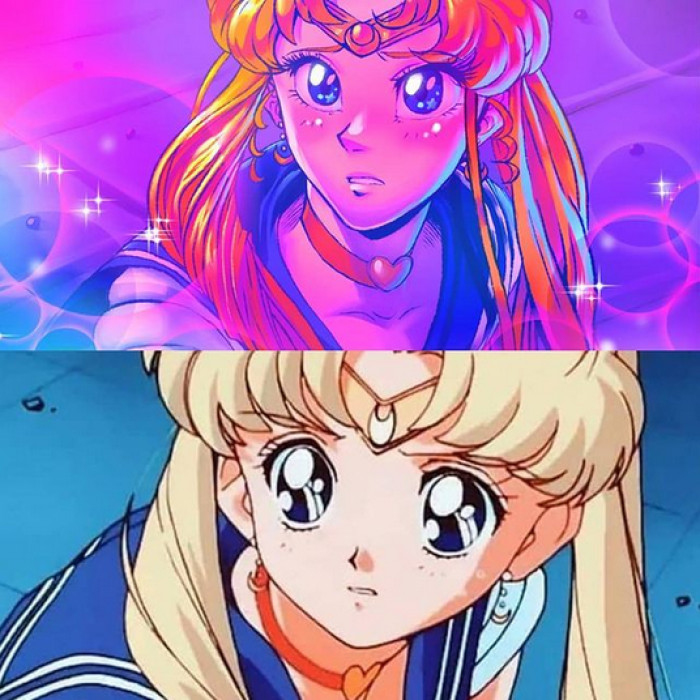 10. Sailor Moon Screen Re-Draw