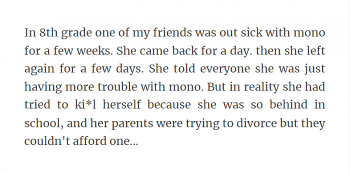 28. I'm sorry; I hope she's okay now.