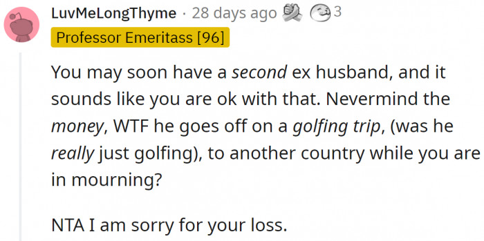 It seems that a divorce will soon occur.