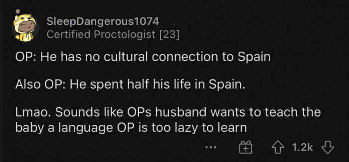 She is simply too lazy to learn.