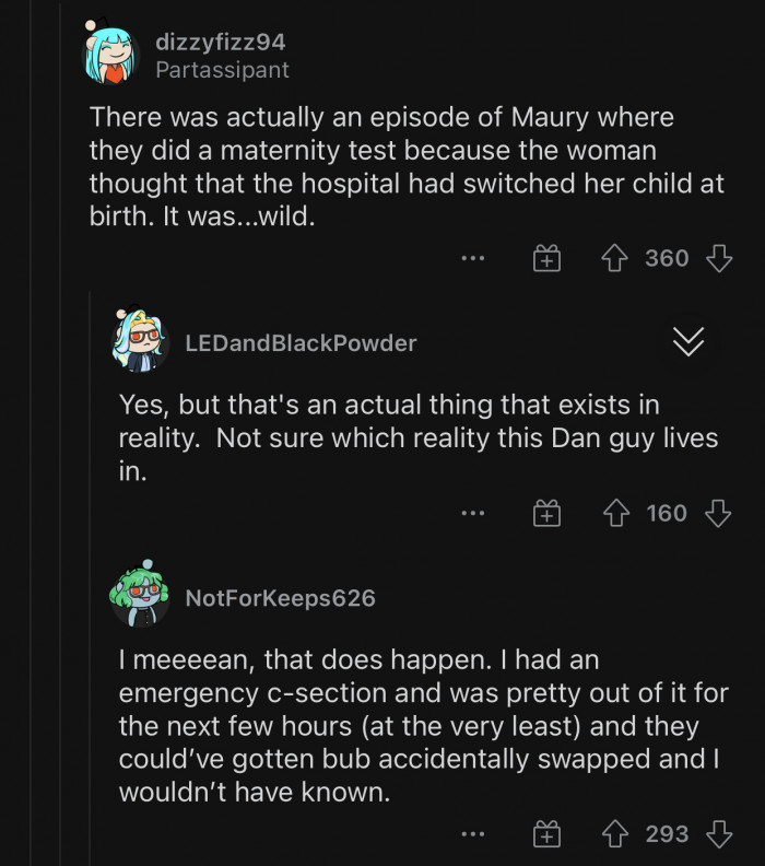 Dan probably got the idea from that episode.