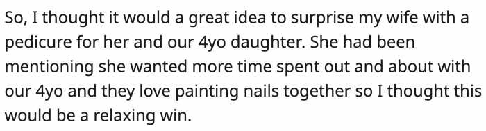 And the great idea seemed to present itself