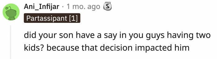 Let's hope she extends him the same courtesy in her decision-making process.