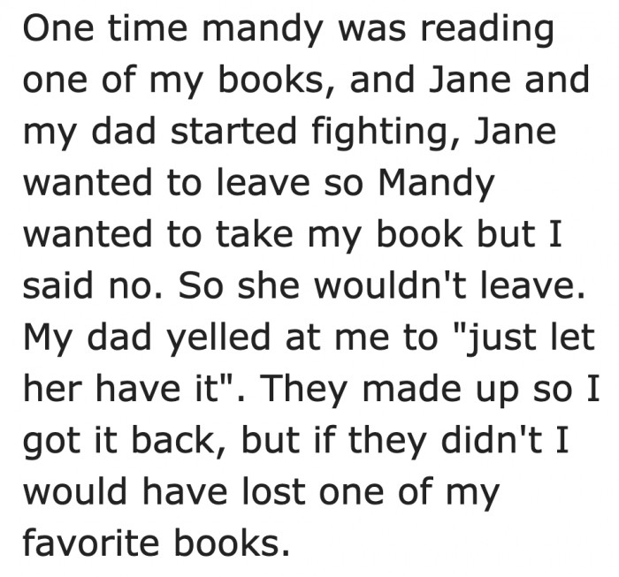 He got mad at his girlfriend.