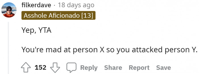 Her actions don't make sense at all.