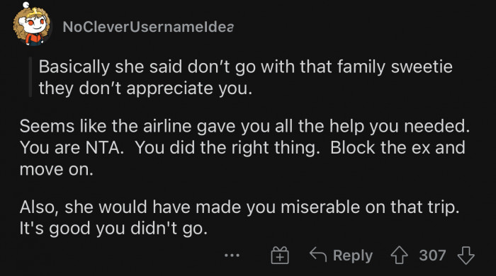 They certainly do not appreciate her.