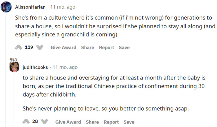 Maybe she wasn't planning on leaving...