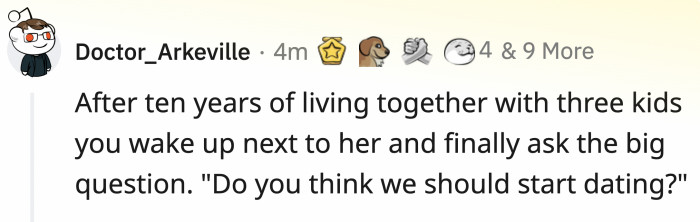 A very probable scenario was narrated