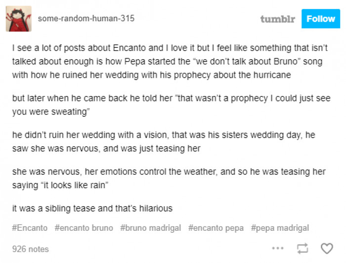 16. It was all a sibling tease