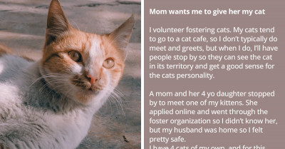 This Mother Got Furious When The Cat Owner Refused Her Demand For Adopting His Kitten