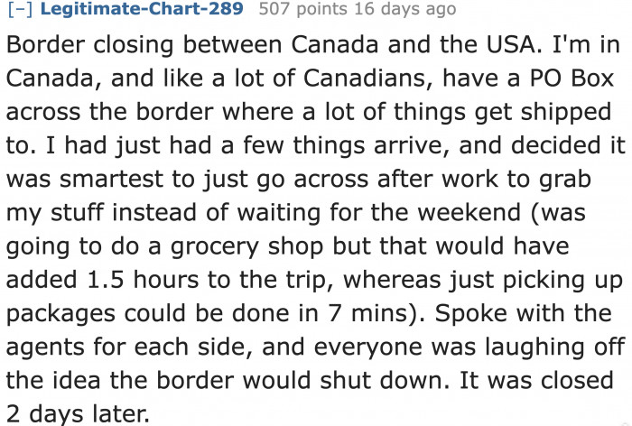 Don't listen to others. Trust your intuition, just like this person did.