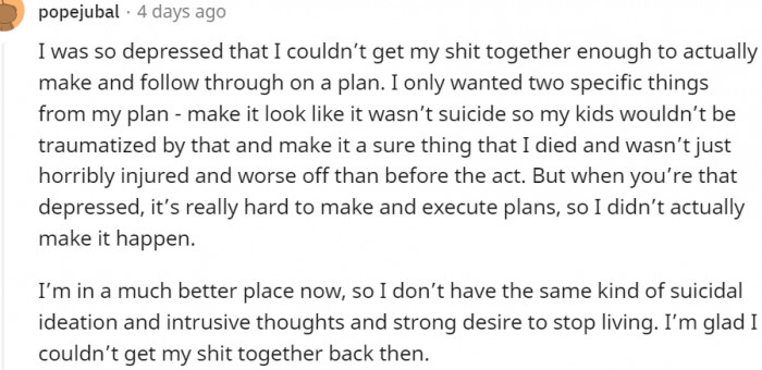 8. I'm glad you got yourself back together too