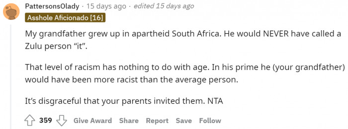 #6 Racism has nothing to do with age.
