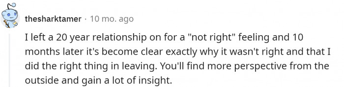 3. You can get a lot more perspective from the outside