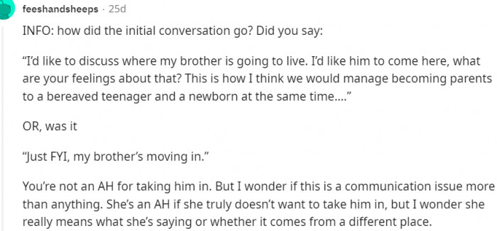 More than anything, this is a communication issue.