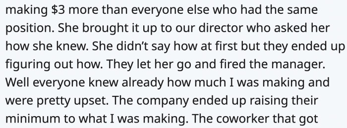 And it led to a raise for all employees.