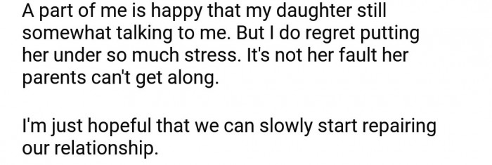 Now, he's just hoping for the best for their future relationship