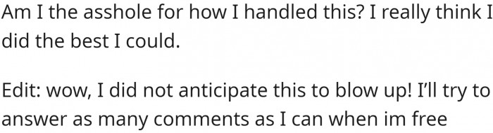 No, you are NTA because you let her go every time until you had enough.