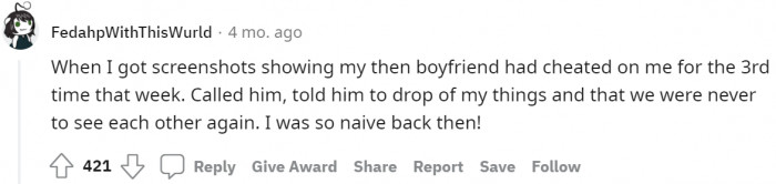 #14 The cheating evidence.