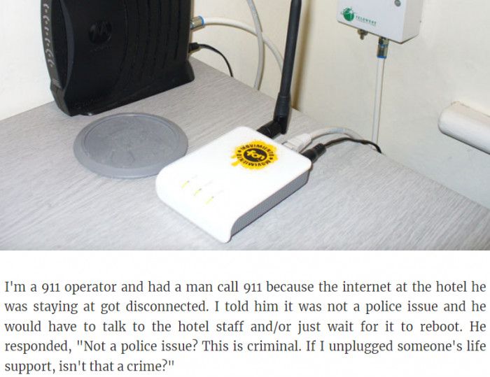 18. The comparison is way, way overboard