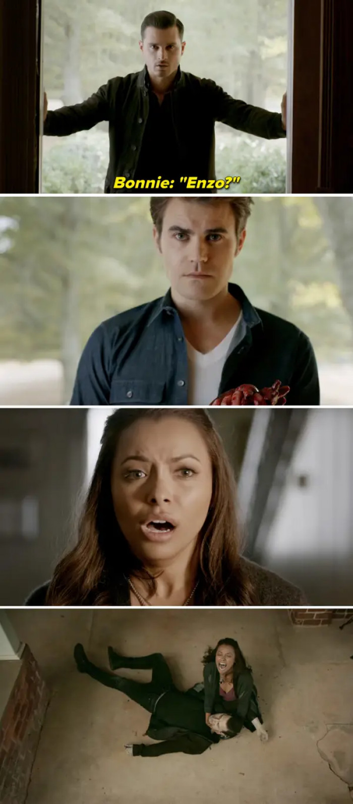 28. In The Vampire Diaries, when Stefan ripped Enzo's heart out