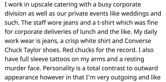 OP was quite pleased about the outcome. He proved his point that his manager's fussiness about his shoes was just her own issue to deal with.