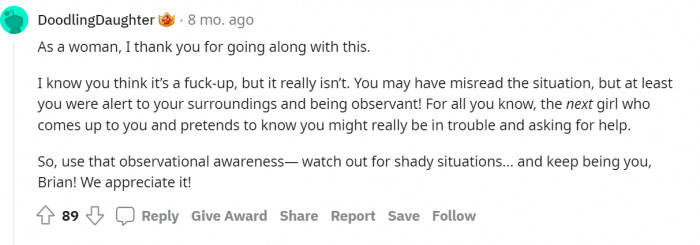 #19 Observation awareness check.