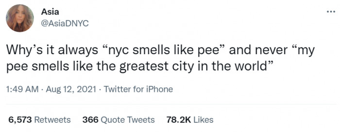 7. The greatest active-passive example, hands down.