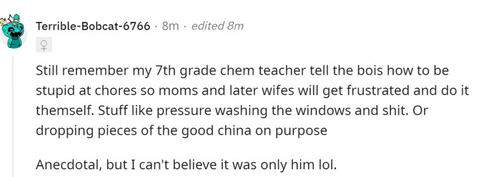 11. They teach these things in school? 