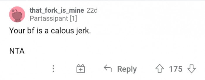 #9 Just being honest here.