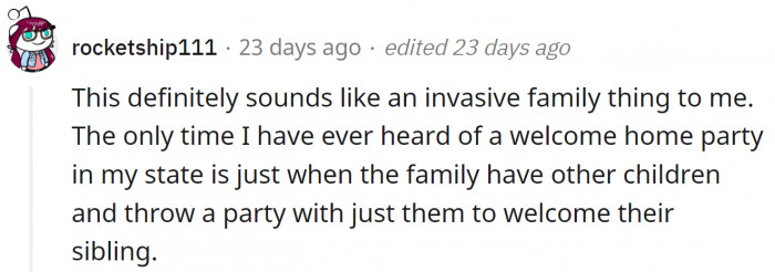 OP is being very invasive here