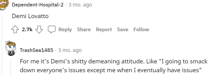 18. Uhm... Welcome Demi Lovato on board