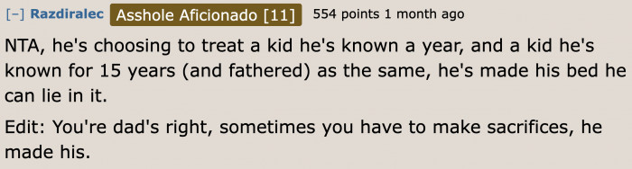 He's the one who caused all this mess, yet he blames it on his 