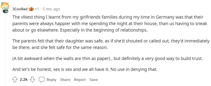 No use in denying that.