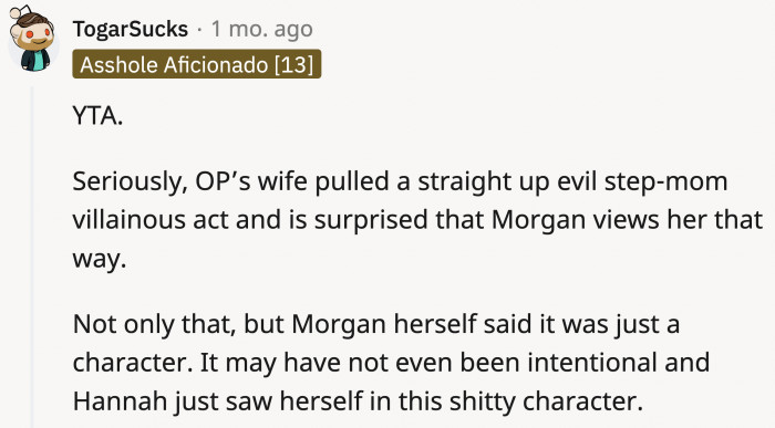 Rumor has it, studios are interviewing Hannah to research the next villain