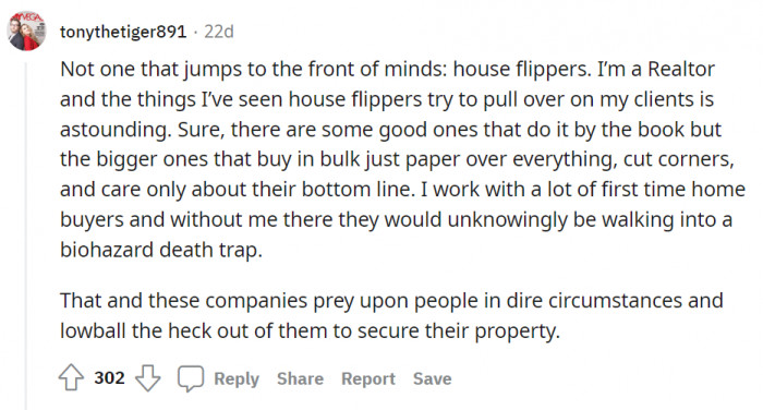 The house flippers flipped his faith in humanity.