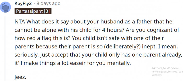 Accept That You Are Already Alone (You Have Nothing to Lose), and Maybe Try to Reason with Your Husband.