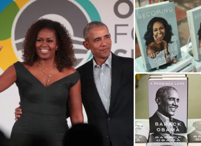 1. The Obamas (2017) - $65 million advance for a joint book deal.