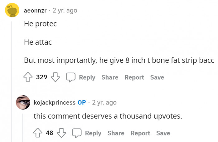 The meme we all love plus Buster.