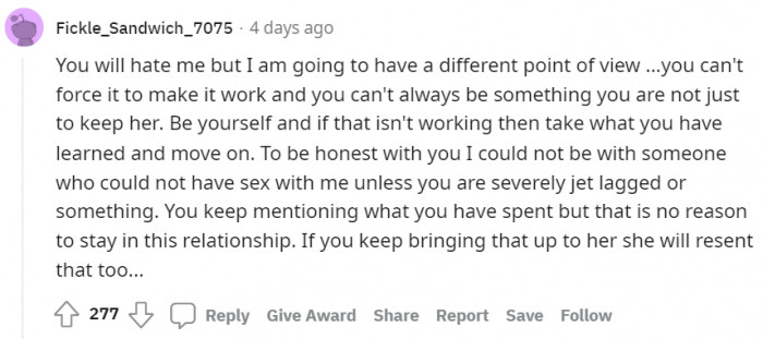 You Can't Force Relationships.