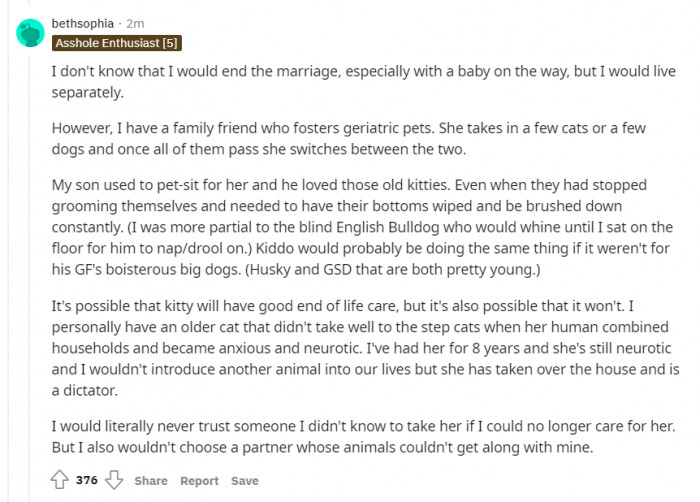 This commenter on reddit had a lot to say, and most agree with them.