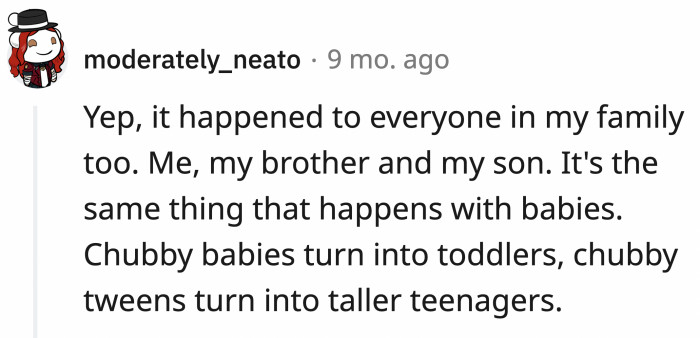 It's how our bodies are.