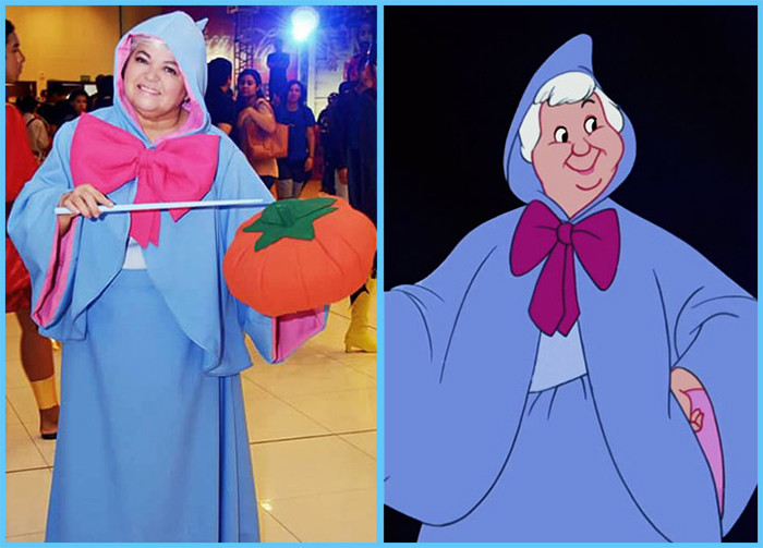 1. Representing the fairy godmother from the popular Disney movie 