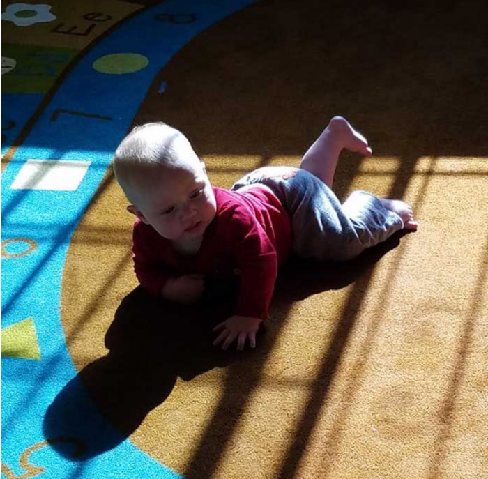 16. The rolled baby.