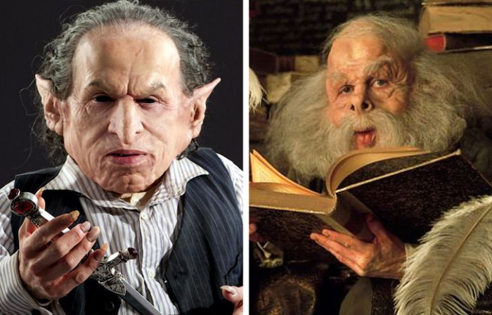 5. Warwick Davis played the roles of Griphook and Professor Filius Flitwick in Harry Potter movies (2001-2011)  