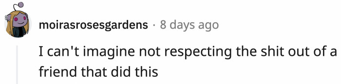 She did nothing wrong; she just proved she wasn't using a space that wasn't intended for her.