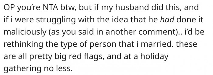 They also mention some red flags...