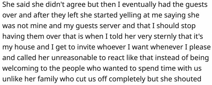 The wife was not remotely convinced about the invites, yet OP pushed through with his plans.