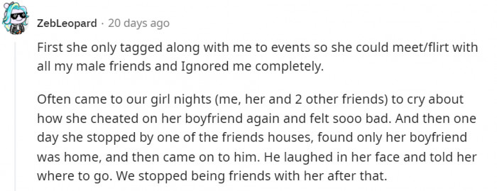 13. She messed with a guy following the Bro Code.