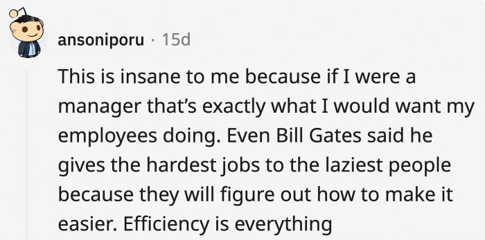 Is it really laziness or is it innovative?